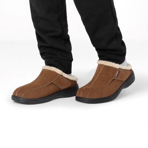 Orthofeet fleece lined slip ons - Picture 2 of 9